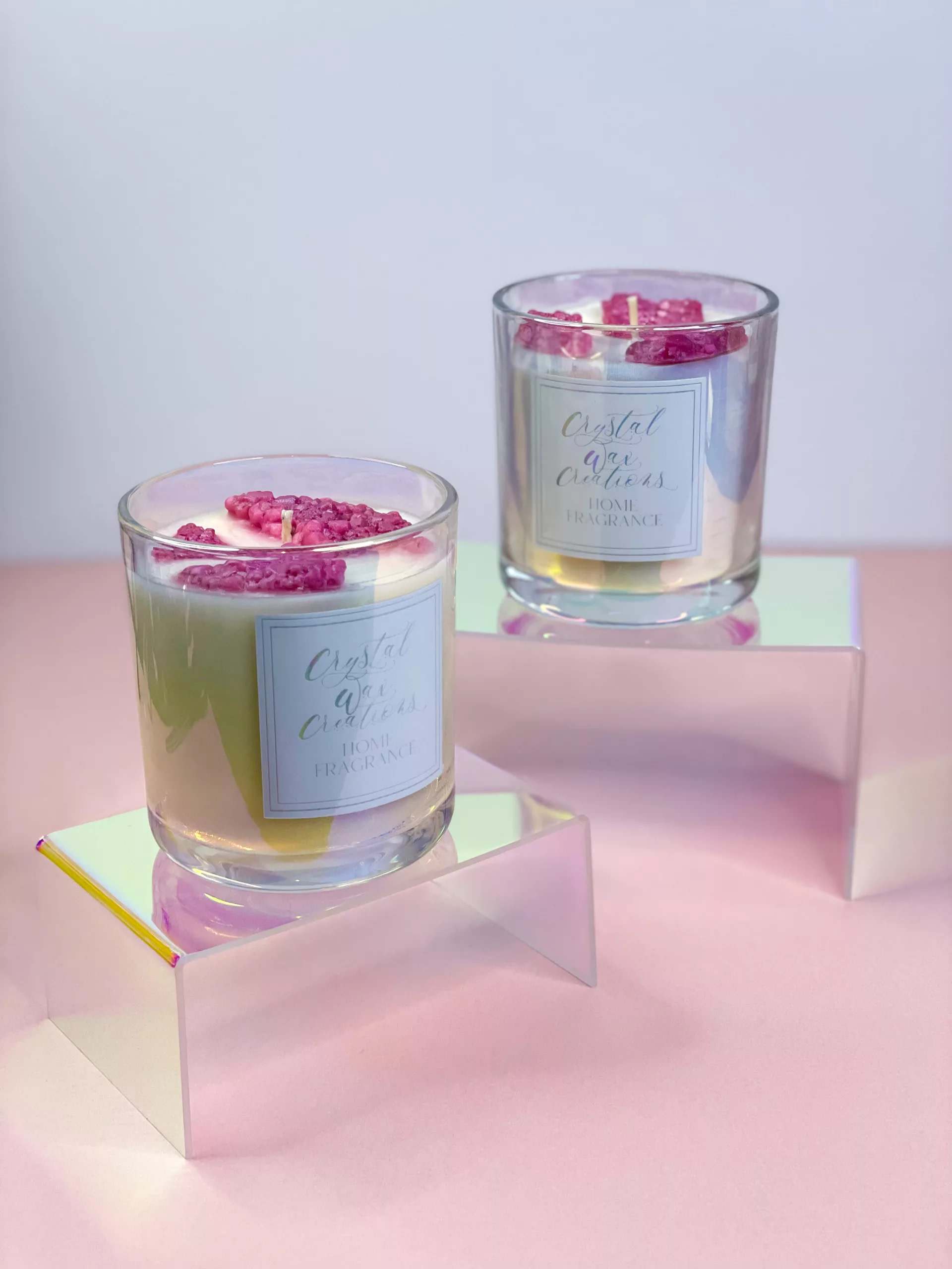 Tranquillity Soy Wax Geode Candle - Image 3