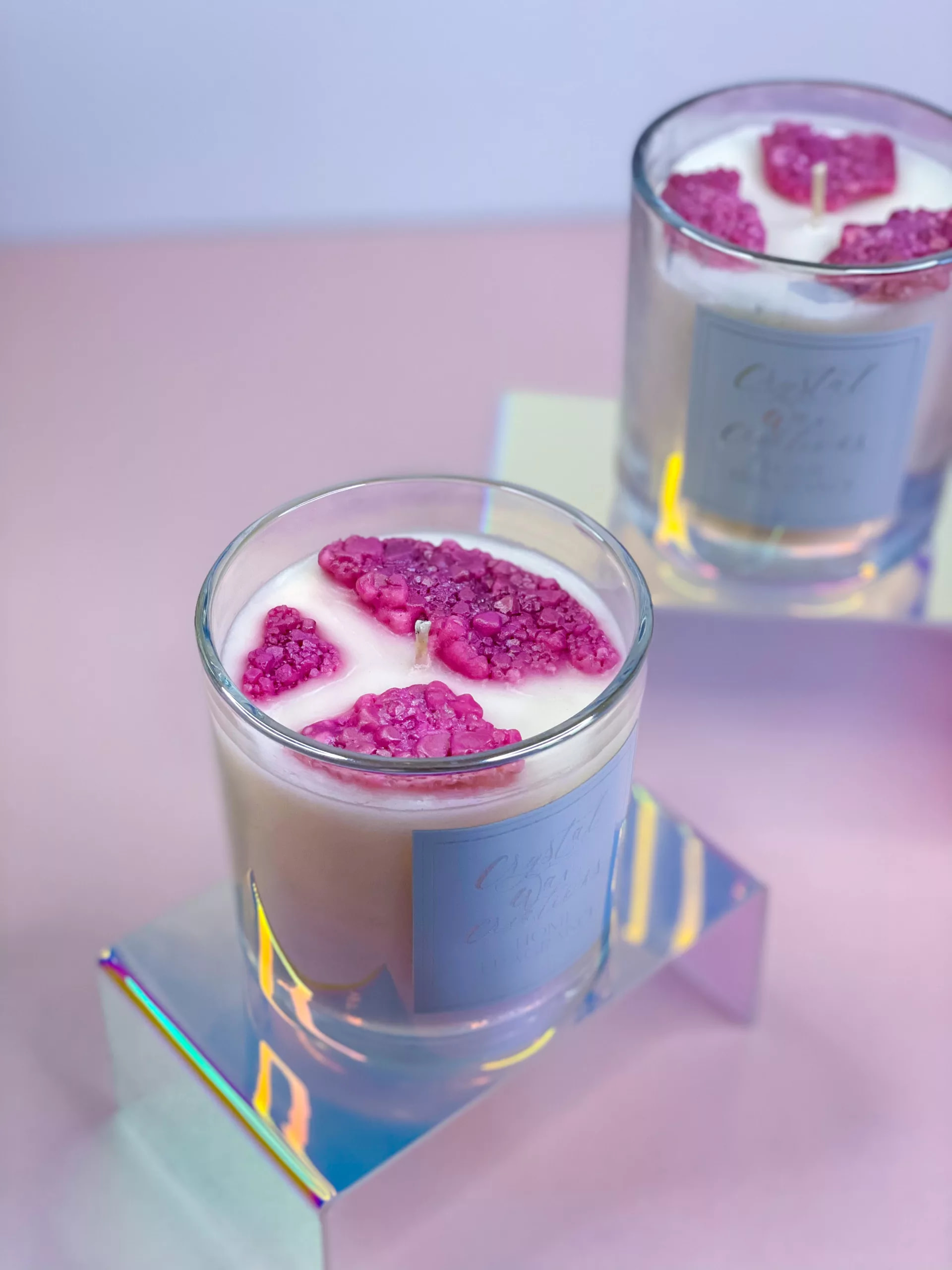 Tranquillity Soy Wax Geode Candle - Image 4