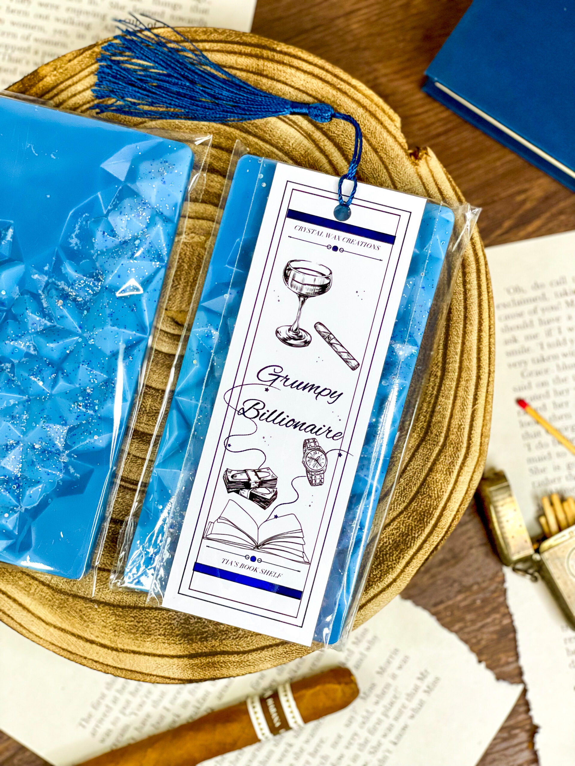 Grumpy Billionaire Soy Wax Melt Geode Bars - Image 2