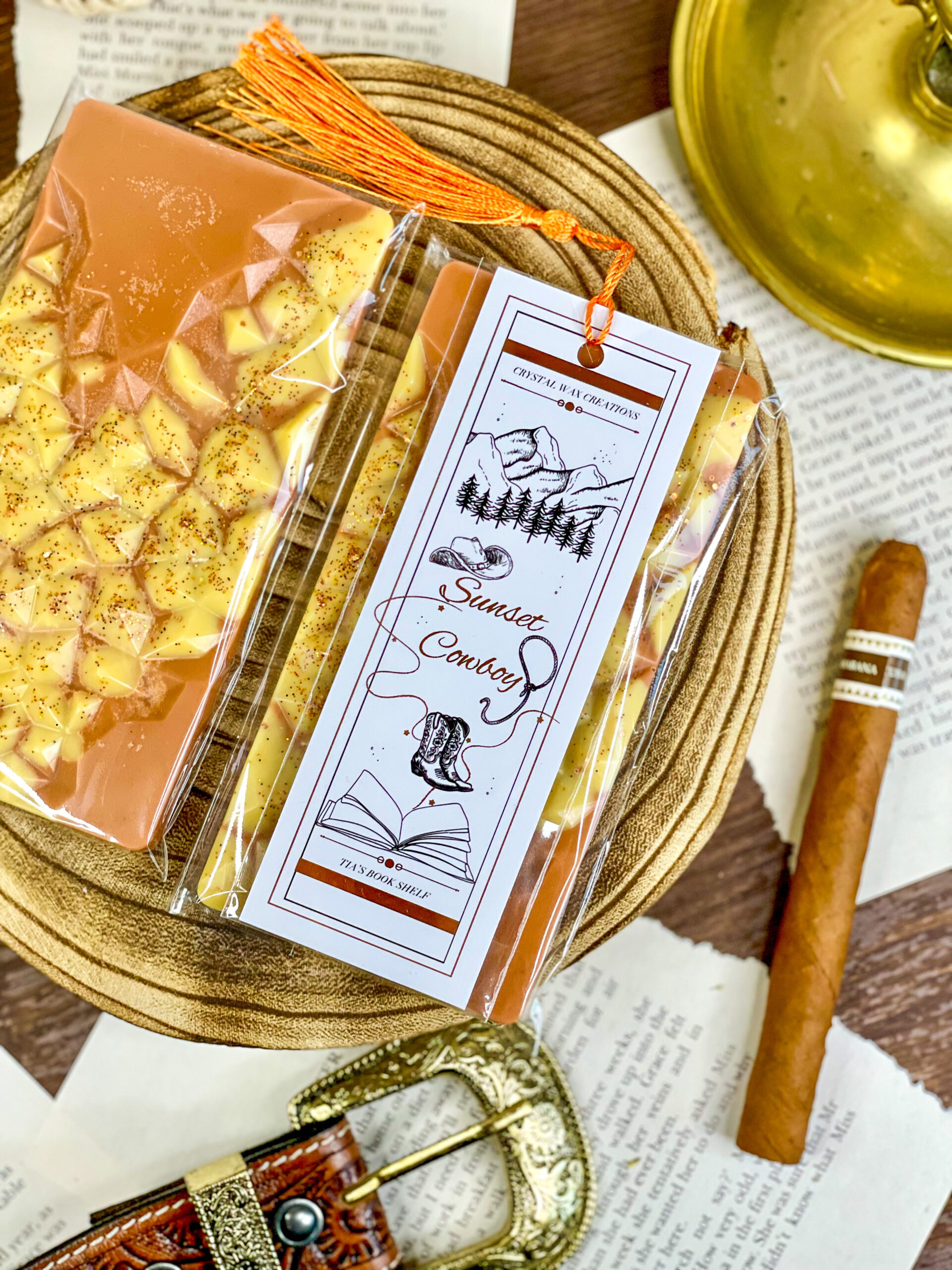 Sunset Cowboy Soy Wax Melt Geode Bars - Image 2