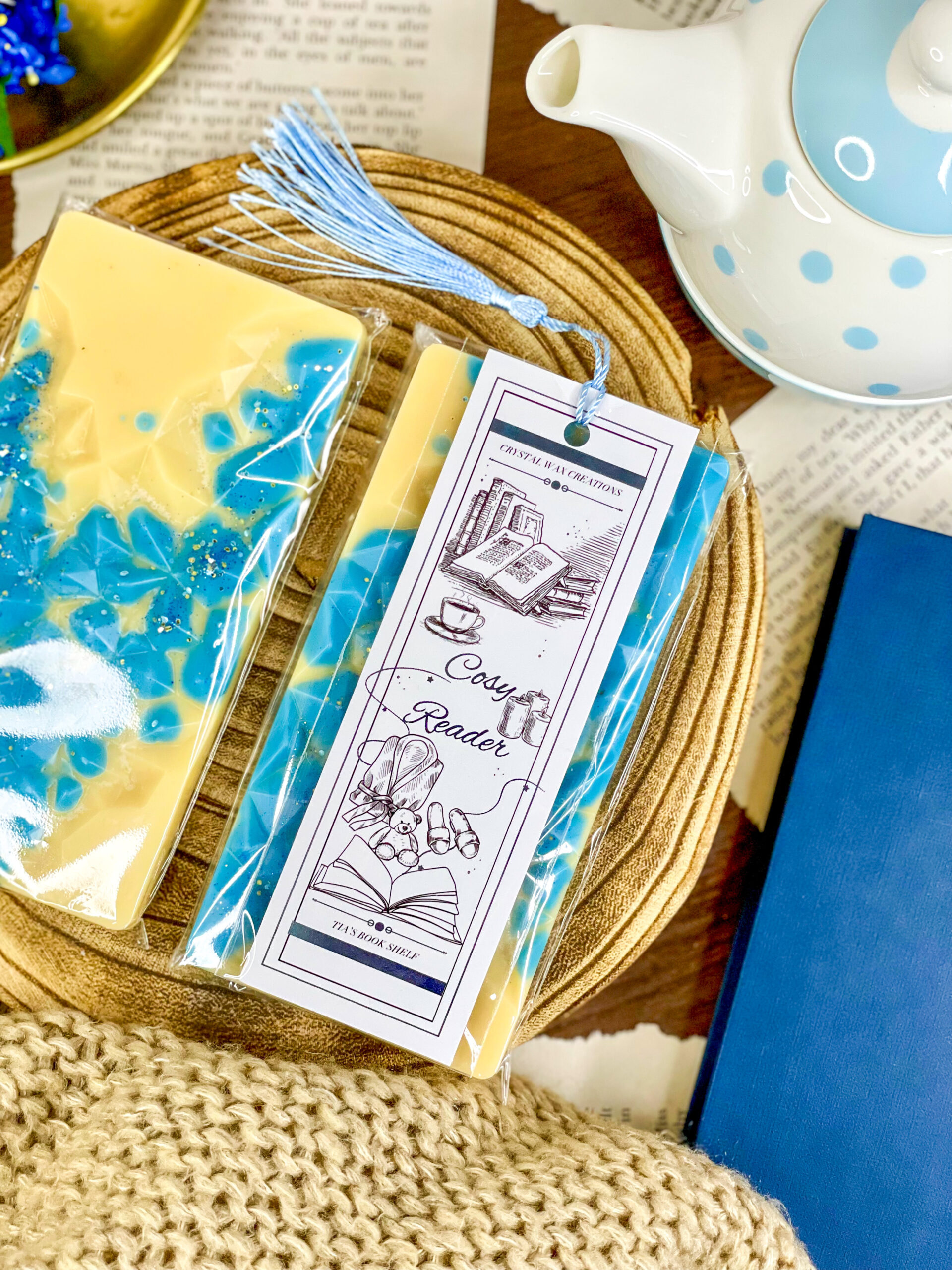 Cosy Reader Soy Wax Melt Geode Bars - Image 2