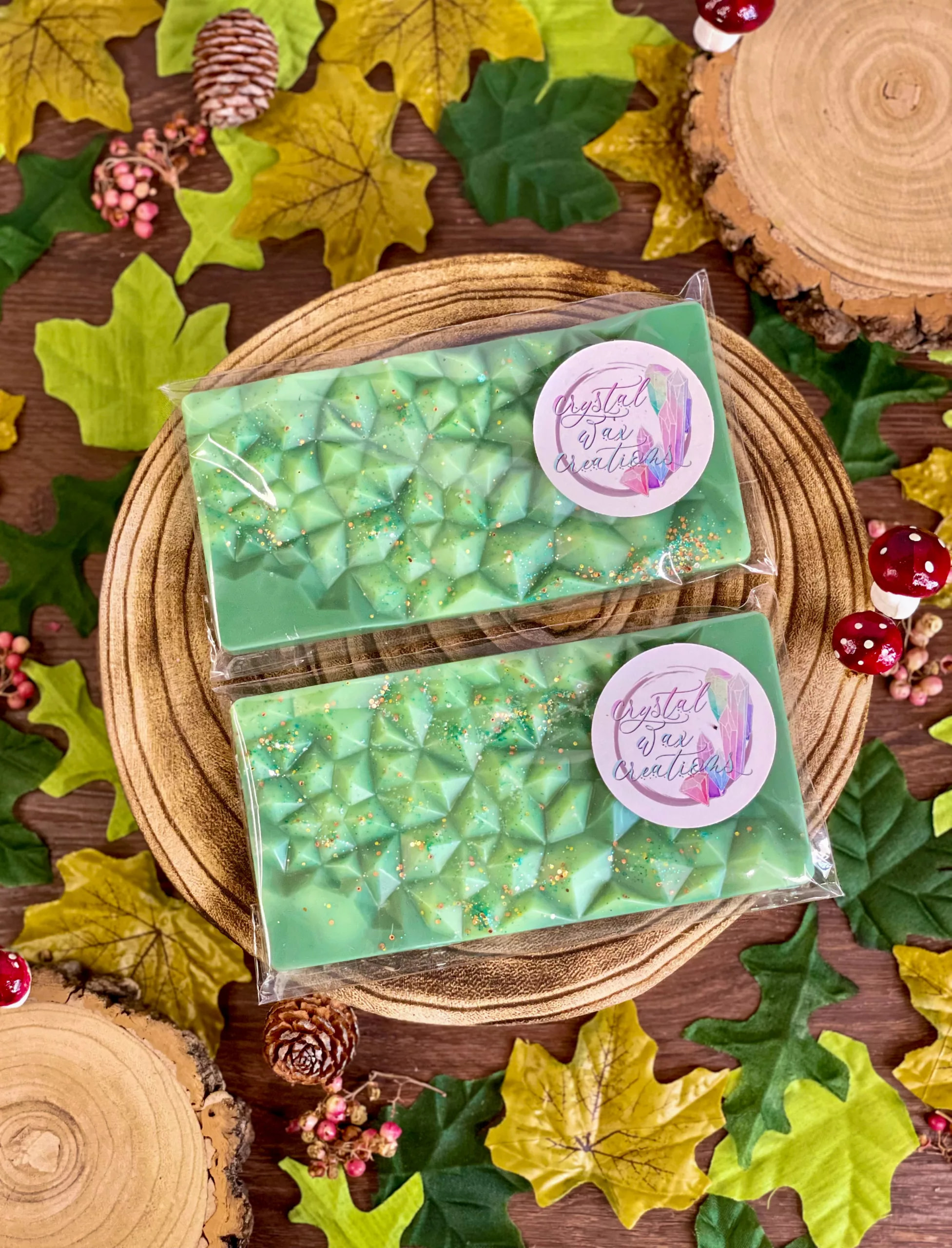 Forest Dew Soy Wax Melt Geode Bars