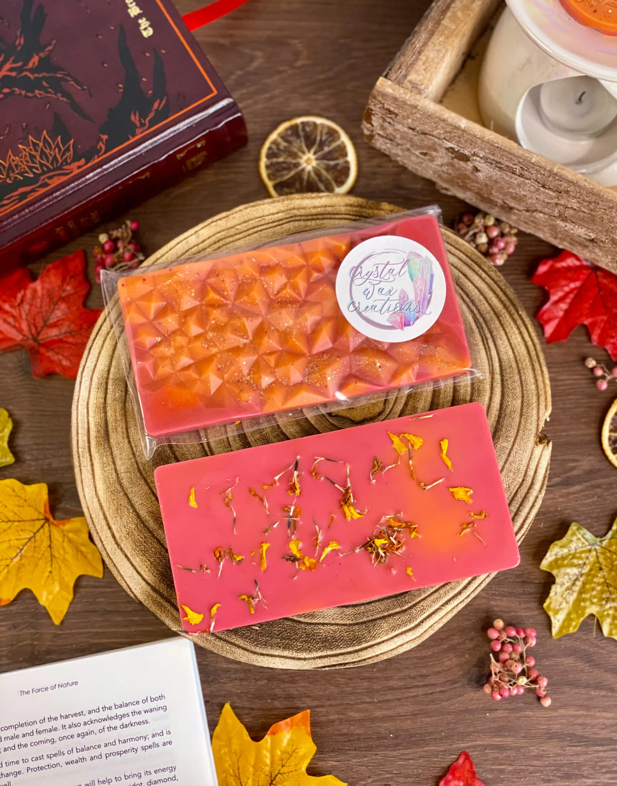 Autumn Stroll Soy Wax Melt Geode Bars