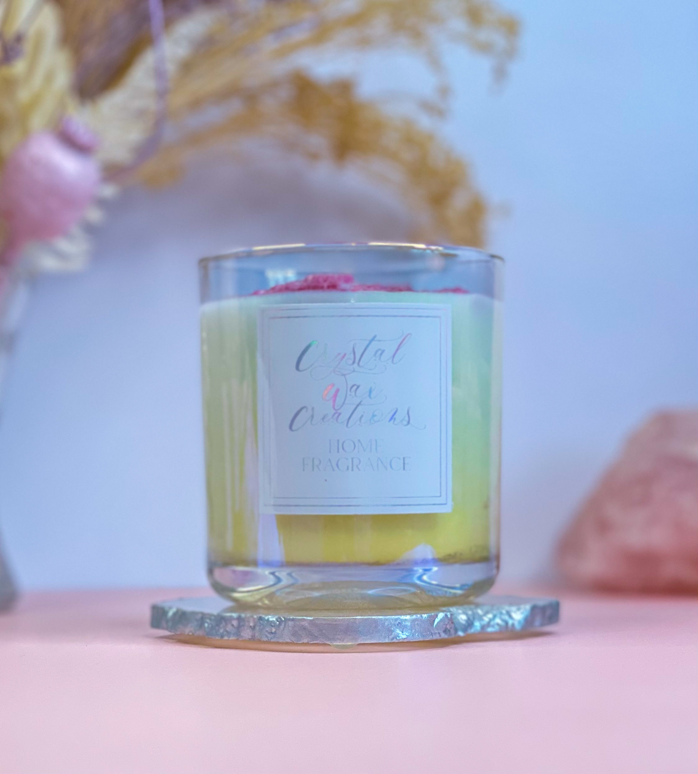 Tranquillity Soy Wax Geode Candle - Image 5