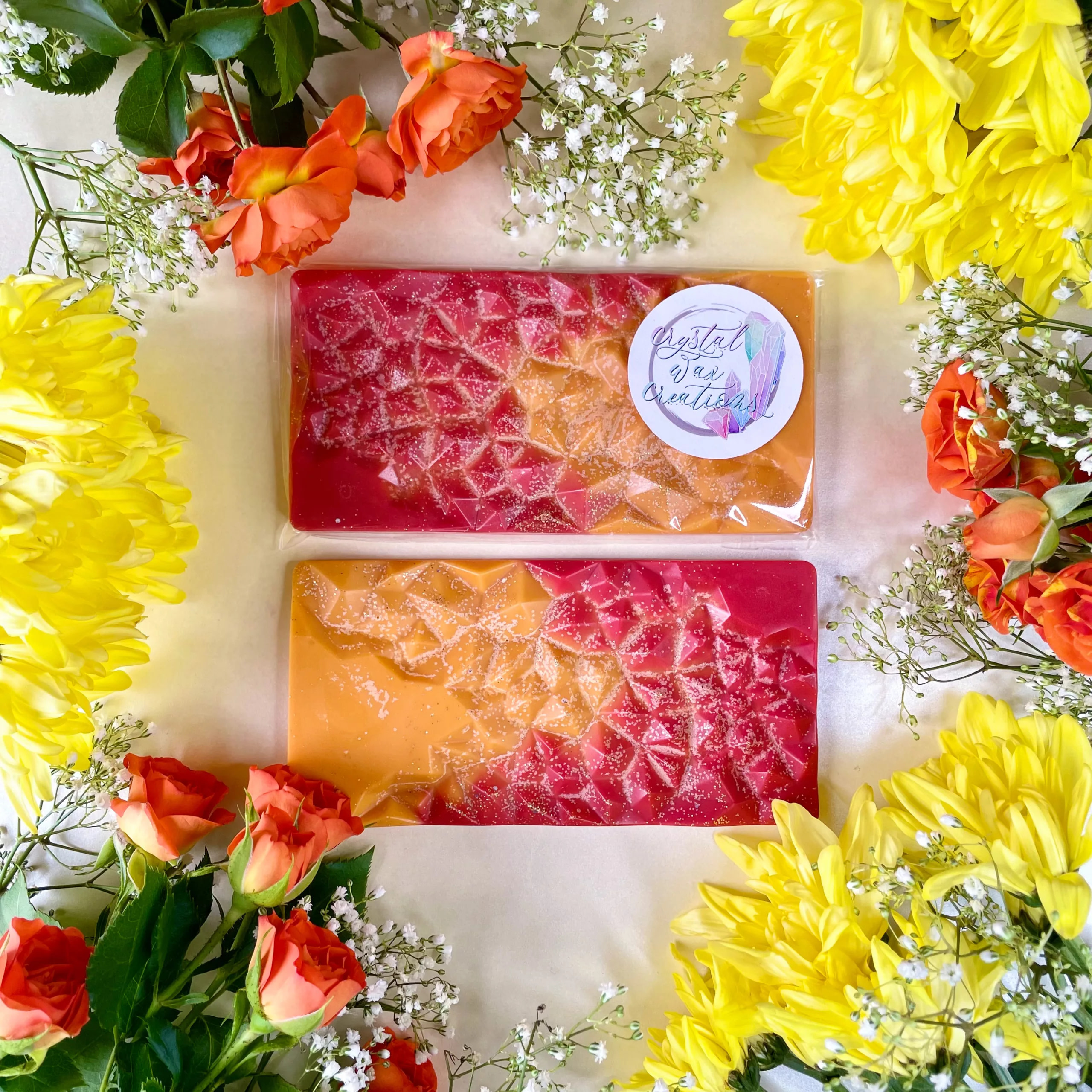 Tiger lily & Musk Soy Wax Geode Bar