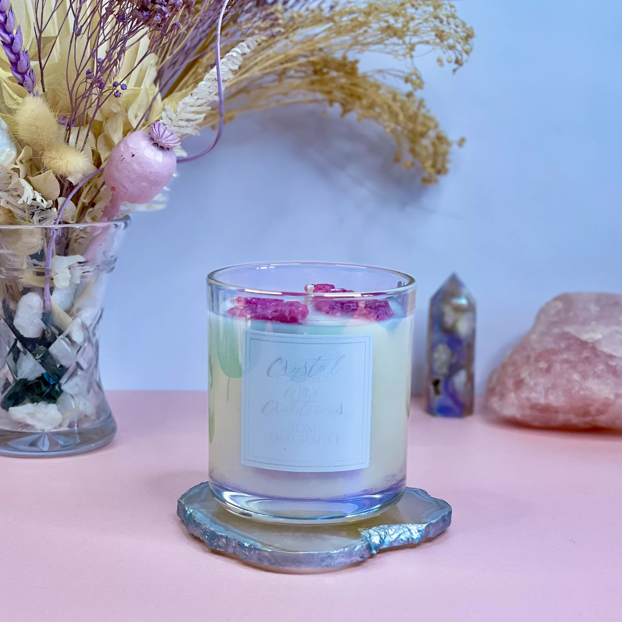Tranquillity Soy Wax Geode Candle - Image 7