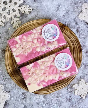 Snowflake Cookies Soy Wax Melt Geode Bars