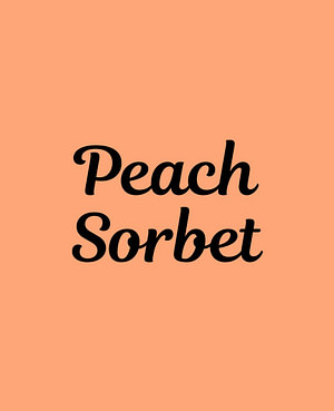 Peach Sorbet Soy Wax Melt Crystals