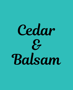Cedar & Balsam Soy Wax Melt Crystals