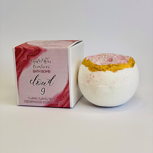 Cloud Nine Essential Oil Geode Bath Bomb