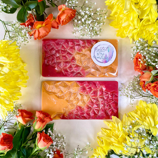 Tiger lily & Musk Soy Wax Geode Bar