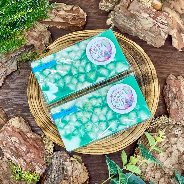 Cedar & Balsam soy wax melt snapbars