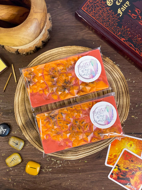 Pyromancy Soy Wax Geode Bars